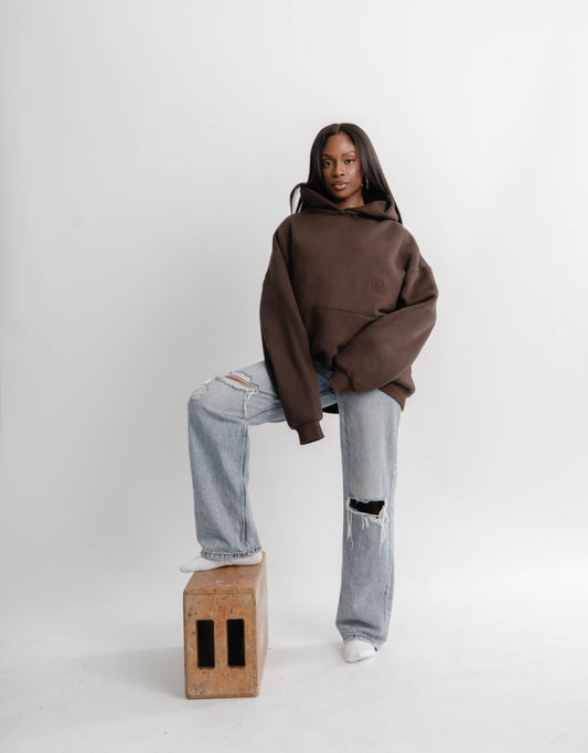 Everyday French Terry Hoodie Brownee